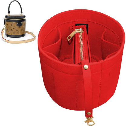 Soyizom Purse Organizer for Cannes Bag, Felt Bag Organizer Insert, Black