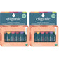 Cliganic Organic Lip Balm Set (6 Flavors) - 100% Natural Hydrating, Moisturizing for Dry Cracked Lips, for Men & Women