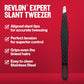 Revlon Expert Slant Tweezer, High Precision For an Easy Hair Removal, Made With Stainless Steel, 1 Count