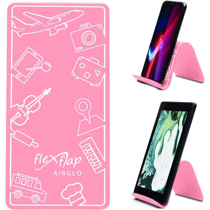 Airplane Travel Essentials for Flying Flex Flap Cell Phone Holder & Flexible Tablet Stand for Desk, Bed, Treadmill, Home & in-Flight Airplane Travel Accessories - Travel Must Haves Cool Gadgets