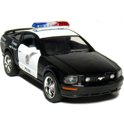 KiNSMART - 2006 Ford Mustang GT 1:38 Scale 5" Die Cast Metal Model Toy Car (Police)