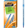 BIC Round Stic Xtra Life Ballpoint Pen with 1.0 mm Medium Point and Consistent Ink Flow, 60-Count in Blue Ink - Blue Ink