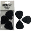 Felt Picks for Ukulele 6 Pack (An Original Recipe) - Black