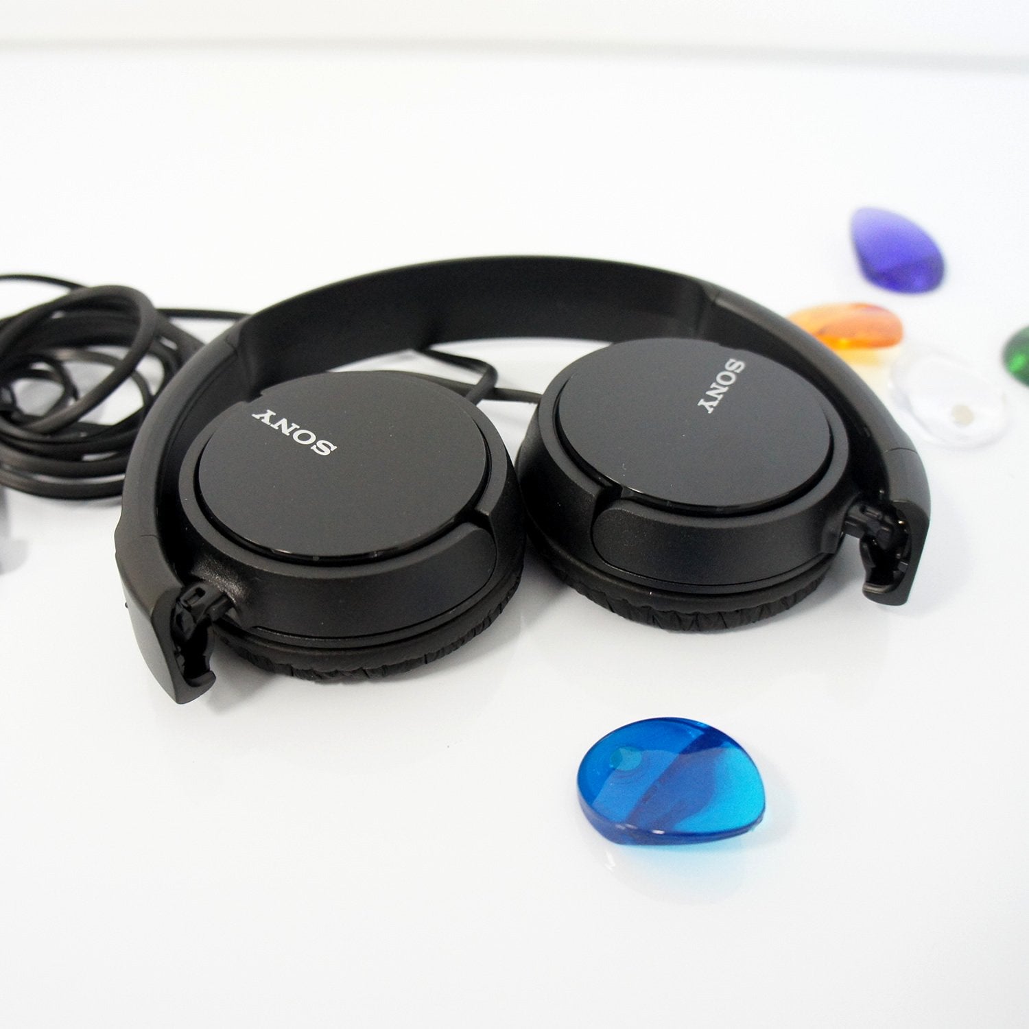 Buy now Sony ZX110 Over-Ear Dynamic Stereo Headphones (Black) at indiglob india