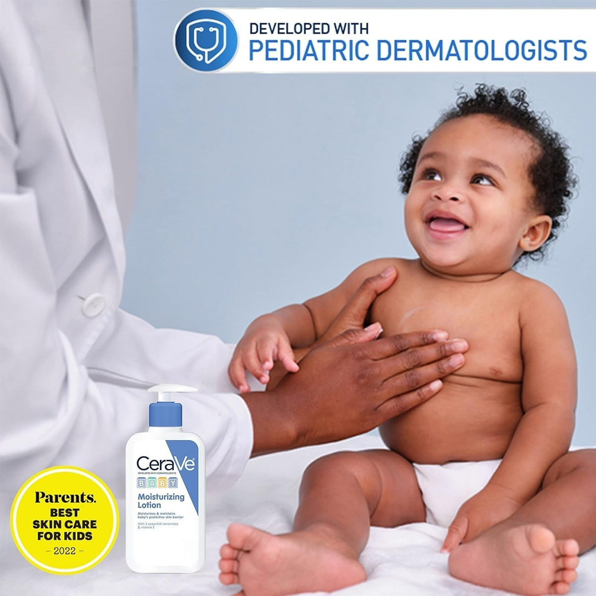 Buy now CeraVe Baby Lotion, Gentle Baby Skin Care with Ceramides, Niacinamide & Vitamin E, Fragrance, Paraben, Dye & Phthalates Free, Lightweight Moisturizer, 8 Ounce, Packaging May Vary at indiglob india