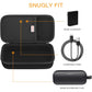 BOVKE Hard Travel Speaker Case for Bose New SoundLink Flex Speaker (2nd Gen) / Bose SoundLink Flex Bluetooth Portable Speaker, Extra Mesh Pocket for Bose Speaker Charger, Charging Cables, Black