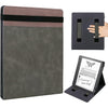 WALNEW Flip Case for 10.2-inch Kindle Scribe 2024/2022 Released, Two Hand Straps and Vertical Multi-Viewing Stand Cover with Auto Wake/Sleep for 10.2” Amazon Kindle Scribe E-Reader(Gray) - Gray