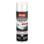 Buy now Krylon K04502007 Tub & Tile Ultra Repair Finish Spray Paint, Aerosol, Bright White, 17 Ounce at indiglob india