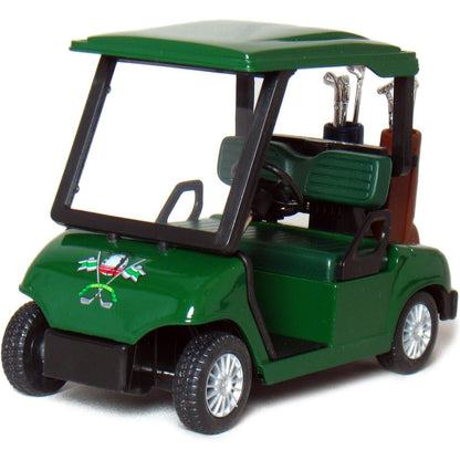 KiNSFUN Golf Cart 4½" Die Cast Metal Model Pullback Action Toy