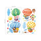 Buy now DECOWALL DA-1406B Animal Hot Air Balloons Kids Wall Stickers Wall Decals Peel and Stick Removable Wall Stickers for Kids Nursery Bedroom Living Room décor at indiglob india