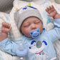 CHAREX Reborn Baby Doll, 22 Inch Lifelike Newborn Baby Boy Doll, Weighted Realistic Reborn Toddler Dolls That Look Real, Amazing Gift Doll for Kids Age 3+