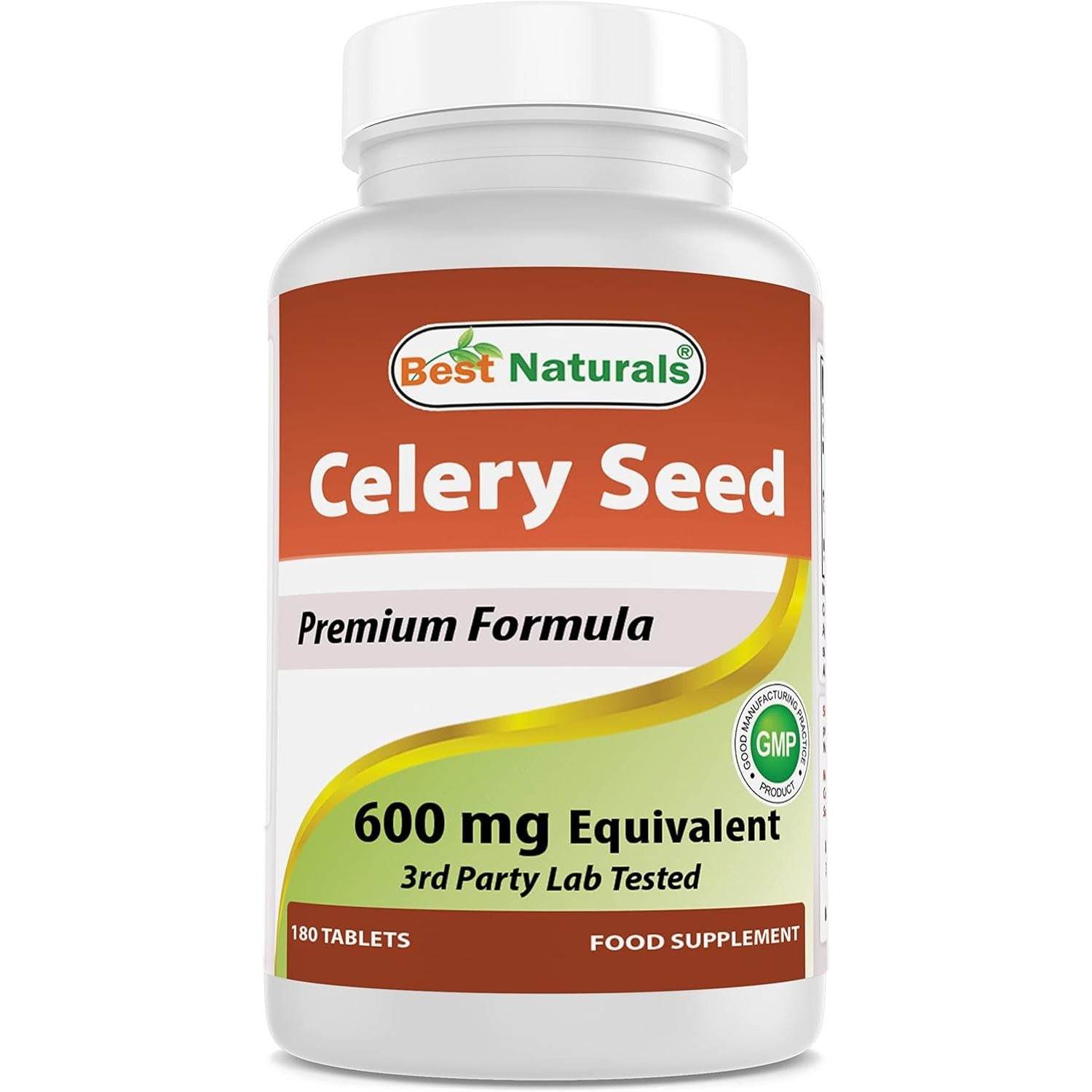 Best Naturals Celery Seed 600 Mg Tablet, 180 Count (817716014401) - My Store