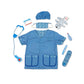 Buy now Melissa & Doug Veterinarian Role Play Costume Dress-Up Set (9 pcs) Kids Vet Costume Pretend Play Dress-Up at indiglob india