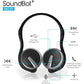 Soundbot SB221 HD Wireless Bluetooth 4.0 Sports-Active Headphones for 20Hrs Music Streaming & 25Hrs HandsFree Calling with Sweat Resistant Ergonomic Secure-Fit Design & Voice Command Support, Black