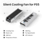 Buy now KIWIHOME Cooling Fan for PS5 Accessories, Upgraded Quiet Cooler Fan with Auto Speed, Controller USB3.0 Port & LED for PS5 2020 Only, Not for PlayStation 5 Slim/Pro, White at indiglob india
