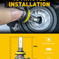Buy now AUXITO H11/H8/H16 LED Fog Light Bulbs or DRL, 6000 Lumens 3000K Amber Yellow Light, 300% Brightness, CSP LED Chips Fog Lamps Replacement for Cars, Play and Plug (Pack of 2) at indiglob india