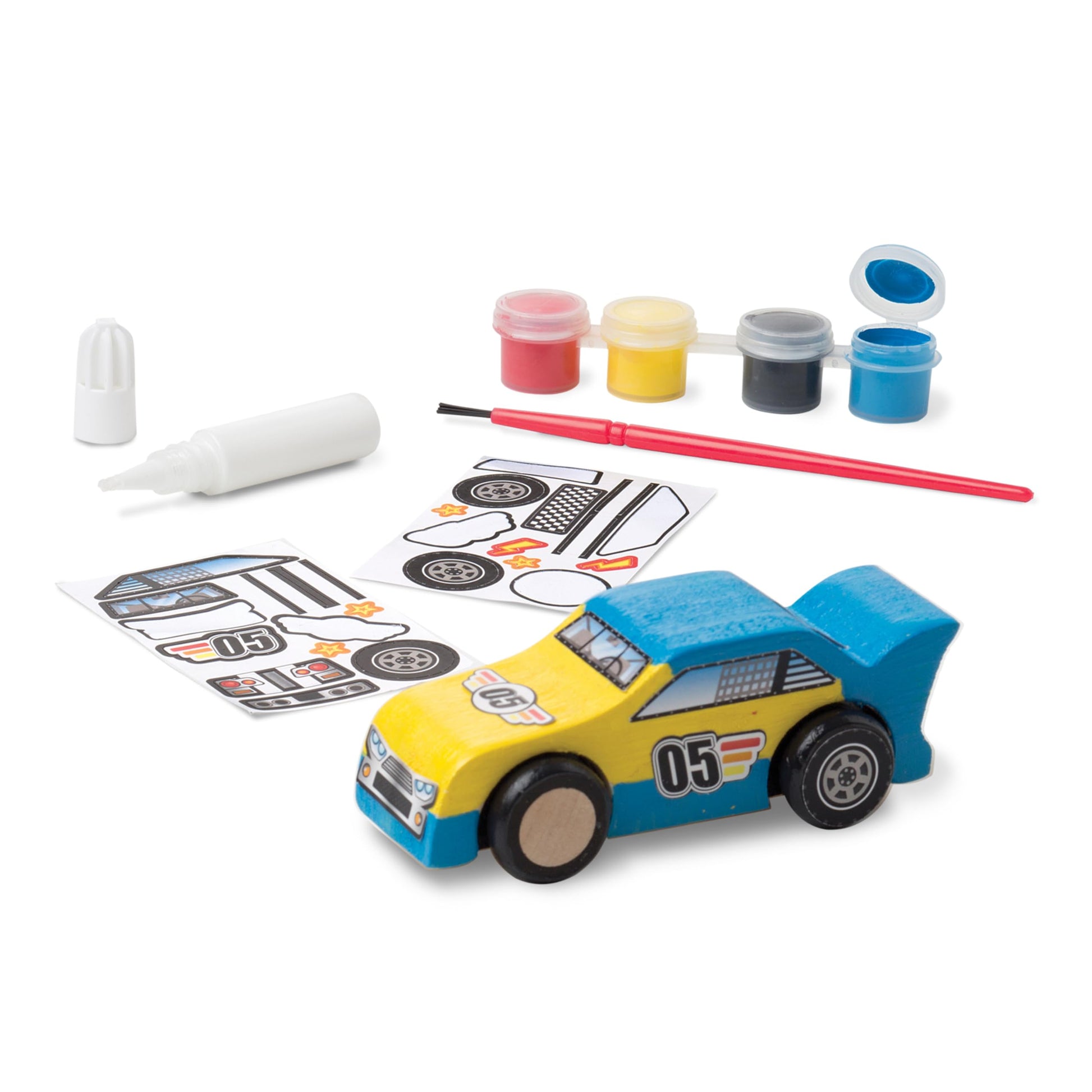 Buy now Melissa & Doug Created by Me! Race Car Wooden Craft Kit at indiglob india