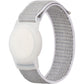 Kids Wristband Compatible with Apple AirTag, Protective Case for Air Tag GPS Tracker Holder with Nylon Bracelet, Adjustable Anti Lost Watch Band for Toddler Child Elder(Grey)