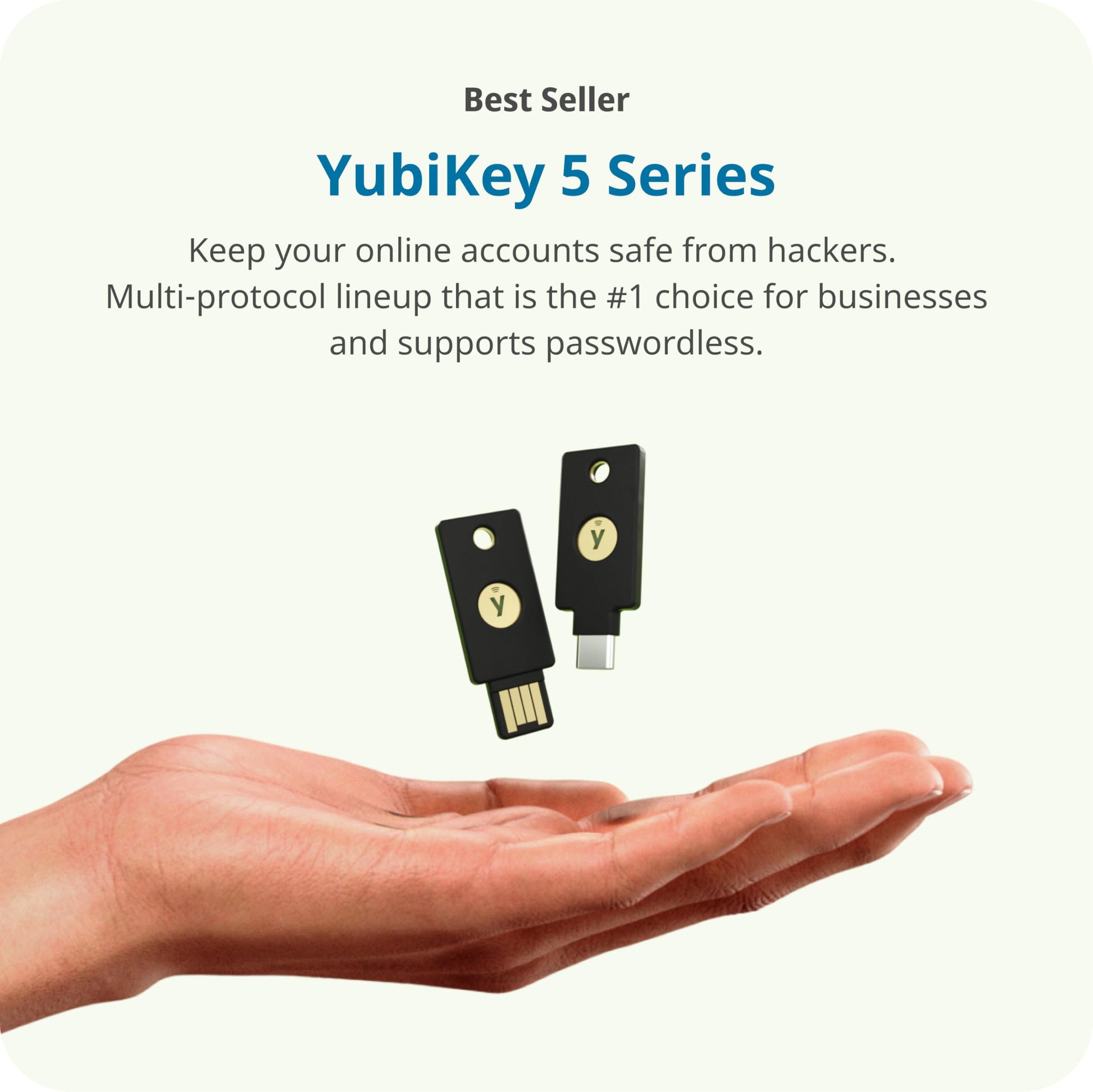 Buy now Yubico - YubiKey 5 NFC - Multi-Factor authentication (MFA) Security Key and passkey, Connect via USB-A or NFC, FIDO Certified - Protect Your Online Accounts at indiglob india
