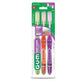 GUM Technique Deep Clean Toothbrush - Compact Soft - Soft Toothbrushes for Adults with Sensitive Extra Fine Bristles, 3ct
