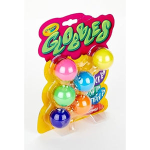 Crayola Globbles Fidget Toy (6ct), Stocking Stuffers for Kids, White Elephant Gifts, Sticky Stress Ball for Adults & Kids, Squishy Balls, Calming Sensory Toys for Stress Relief