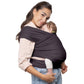 Buy now Boba Baby Wrap Carrier – Original Baby Sling Carrier for Newborns (7–35 lbs), Soft, Secure, Hands-Free & Ergonomic, Ideal for Comfortable Bonding, New Parents (Grey) Bamboo Serenity Charcoal at indiglob india