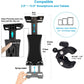 Microphone Music Stand Tablet Smartphone Holder Mount Heavy Duty 360 Degree Swivel Clamp Compatible with 3.5 to 13.5in Phone Tablets, iPad Pro 12.9 11 10.5 Air Mini, Surface Galaxy Tab, iPhone Galaxy