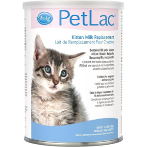 Pet-Ag PetLac Powder for Kittens - 10.5 oz - Kitten Milk Replacement Powder for Kittens Newborn to Six Weeks Old - Easy to Digest