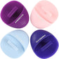 Slick- Silicone Facial Cleansing Brush, 4 Pack, Silicone Face Scrubber Exfoliator