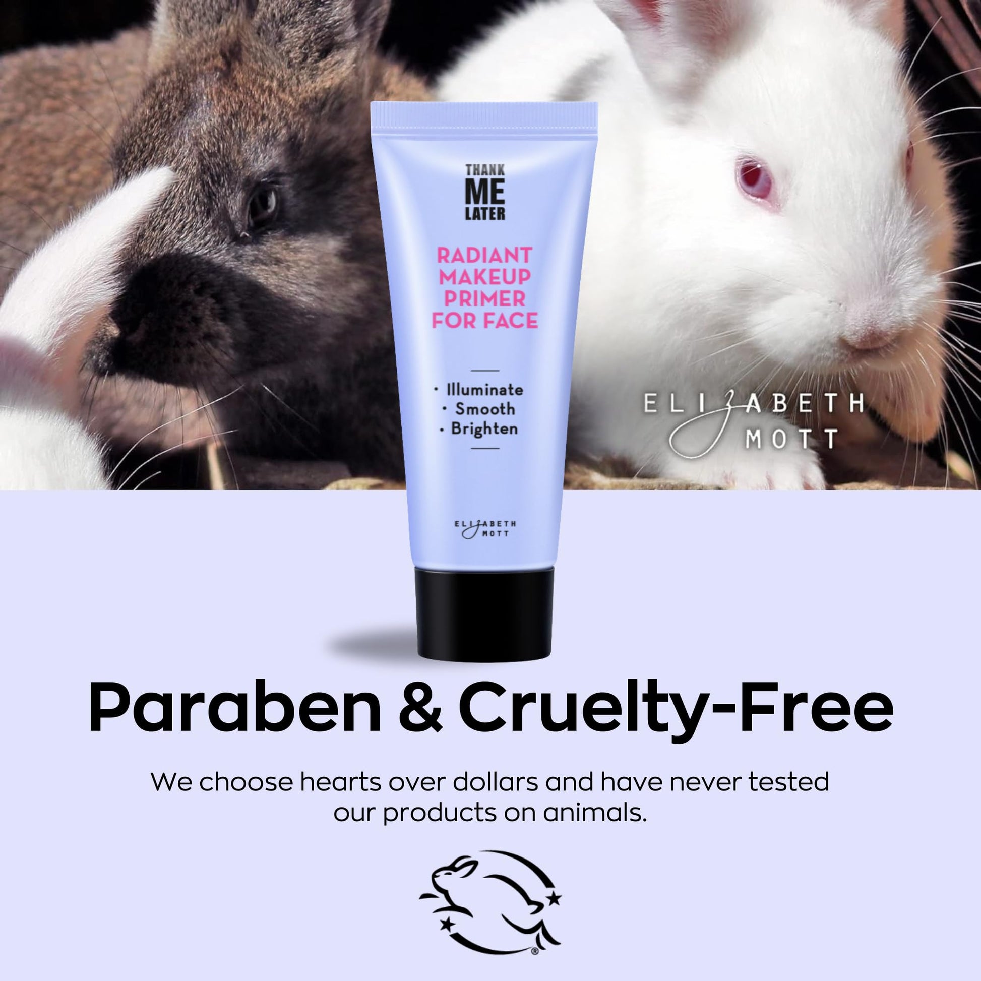 Buy now Elizabeth Mott Thank Me Later Radiant Face Primer - Illuminating & Hydrating Makeup Base with Niacinamide for Dewy Skin - Long-Lasting, Oil-Free Formula, Lightweight & Cruelty-Free, 30g at indiglob india