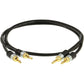 Buy now Mediabridge™ 12AWG Ultra Series Speaker Cable w/Dual Gold Plated Banana Tips (3 Feet) - CL2 Rated - High Strand Count Copper (OFC) Construction - Black [New & Improved Version] (Part# SWT-12B-03B) at indiglob india