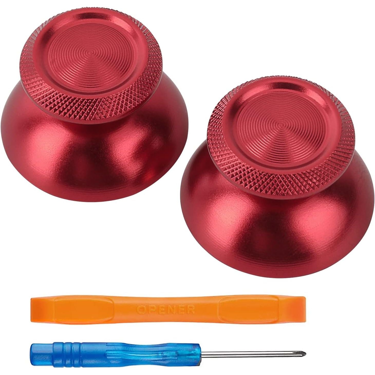 Buy now TOMSIN Metal Thumbsticks Replacement Kit for PS5 Controller – Aluminum Joysticks Accessories Compatible with PlayStation 5 Controller (Black) Red at indiglob india