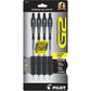 Pilot, G2 Premium Gel Roller Pens, Ultra Fine Point Gel Pens 0.38 mm, Pack of 4, Black, Blue, Green, Red