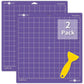 HTVRONT Variety Cutting Mat, 2 Pcs Cutting Mat 12x12 Compatible with Cricut Maker 3/Maker 4/Maker/Explore 3/4/Air 2/One Cutting Machine (LightGrip, StandardGrip), Cutting Mats Replacement Accessories