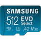 SAMSUNG EVO Select Micro SD-Memory-Card + Adapter, 128GB microSDXC 130MB/s Full HD & 4K UHD, UHS-I, U3, A2, V30, Expanded Storage for Android Smartphones, Tablets, Nintendo-Switch (MB-ME128KA/AM)