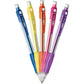 BIC Velocity Mechanical Pencils, With Colorful Barrel, Medium Point (0.7mm), 2-Count Pack Mechanical Pencils With Erasers