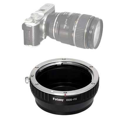 Fotasy Manual Cannon EF EF-S Lens to Fuji X Adapter, EOS EF to X Mount Adapter, Compatible with Fujifilm X-Pro1 X-Pro2 X-Pro3 X-E2 X-E3 X-A10 X-T1 X-T2 X-T3 X-T4 X-T10 X-T20 X-T30 X-T30II X-T100 X-H1