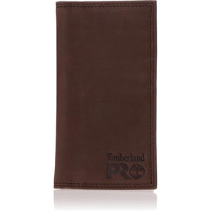 Timberland PRO Men's Leather Long Bifold Rodeo Wallet with RFID