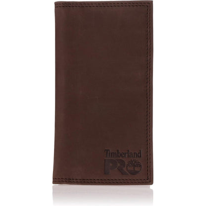 Timberland PRO Men's Leather Long Bifold Rodeo Wallet with RFID