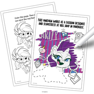 My Little Pony Imagine Ink Book Set (Includes Mess Free Marker and Stickers)
