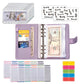 Buy now NICOOTHBudget Binder Cash Envelopes A6 Money Saving Binder with Zipper envelopes (Purple) at indiglob india