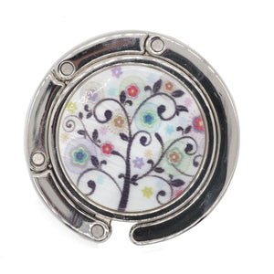 Set of 6 Mixed Pattern Foldable Womens Bag Purse Hook Handbag Hanger Holder