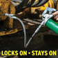 LockNLube Grease Gun Coupler locks onto Zerk fittings. Grease goes in, not on the machine. World's best-selling original locking grease coupler. Rated 10,000 PSI. Long-lasting rebuildable tool.