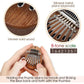 Mr.Power Cute Kalimba Marimba Portable Finger Thumb Piano for Beginners (8 Keys, Natural Wood)
