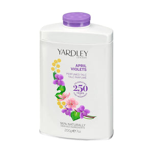 Yardley London April Violets Perfumed Talc 7 oz