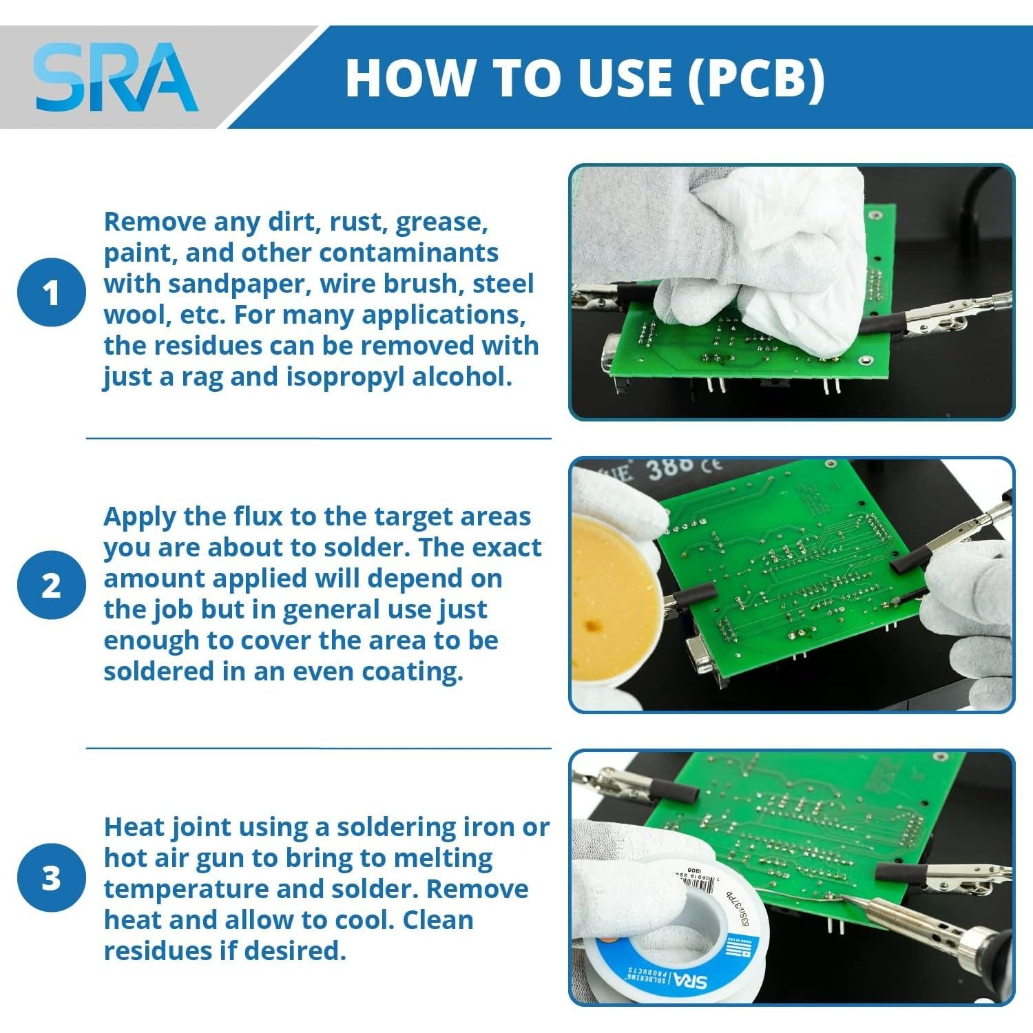 Buy now SRA Solder 135 Rosin Paste Soldering Flux For Electronics, No Clean Flux Made for Lead and Lead-Free Solder Circuit Boards and Copper Electrical Wire - Safe Clean Residues with No Goopy Mess (2oz Jar) at indiglob india