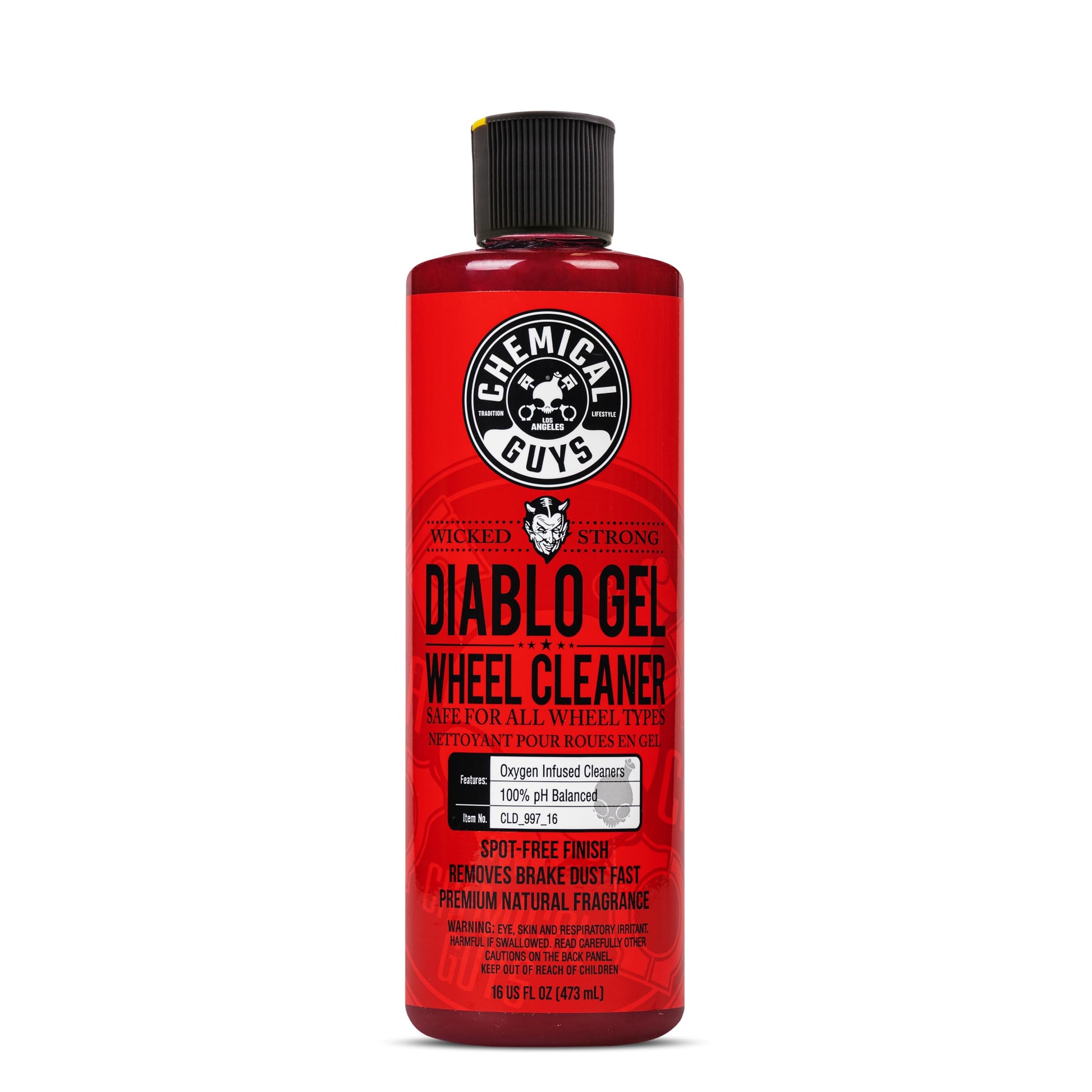 Buy now Chemical Guys Diablo Gel Oxygen Infused Foam Wheel & Rim Cleaner, Concentrated Car Wheel Cleaner Safe on All Finishes, Removes Brake Dust, Dirt, Grime, for Cars, Trucks, SUVs, Motorcycles & RVs, 16 oz at indiglob india