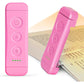 Buy now Glocusent USB Rechargeable Book Light for Reading in Bed, Portable Clip-on LED Reading Light, 3 Amber Colors & 5 Brightness Dimmable, Compact & Long Lasting, Perfect for Book Lovers, Kids Pink at indiglob india