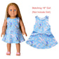 Buy now Girl & Doll Matching Dresses Floral Unicorn Clothes Summer Swing Dress 3t 4t at indiglob india