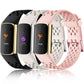 Buy now Maledan Compatible with Fitbit Charge 5/ Fitbit Charge 6 Bands Women Men, Breathable Sport Band Soft Waterproof Replacement Wristbands Strap for Fitbit Charge 5/ Charge 6 Advanced Fitness Tracker at indiglob india